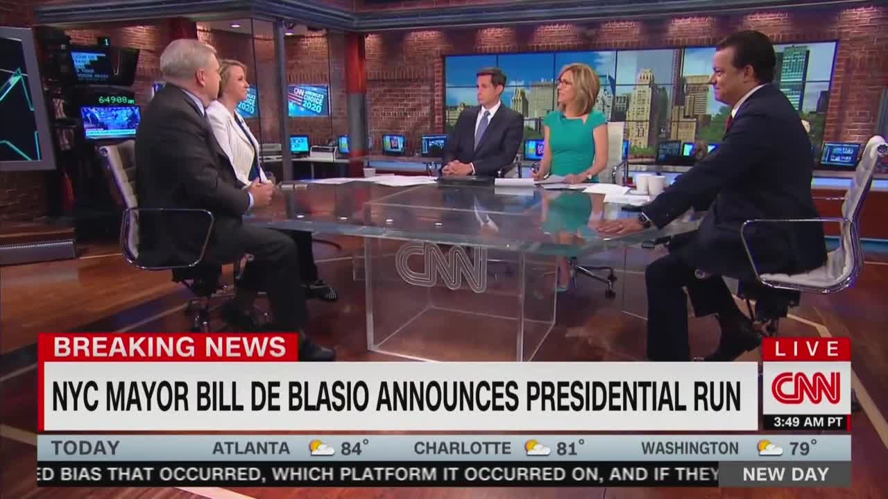 CNN’s John Avlon Mocks Bill de Blasio's presidential bid