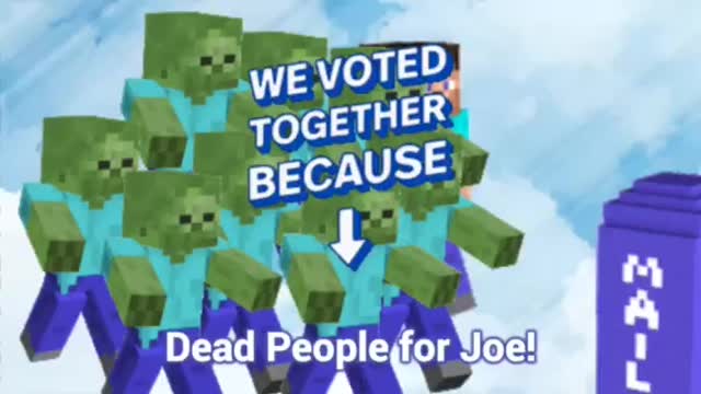 Dead People Vote for Joe | Minecraft #ElectionFraud