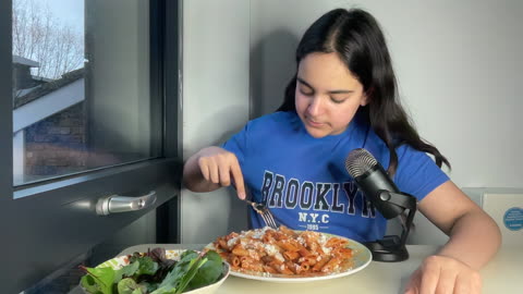 ASMR Pasta with parmesan mukbang 🇮🇹