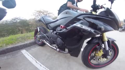 Cheider e sua CBR 600F Apresentação da moto