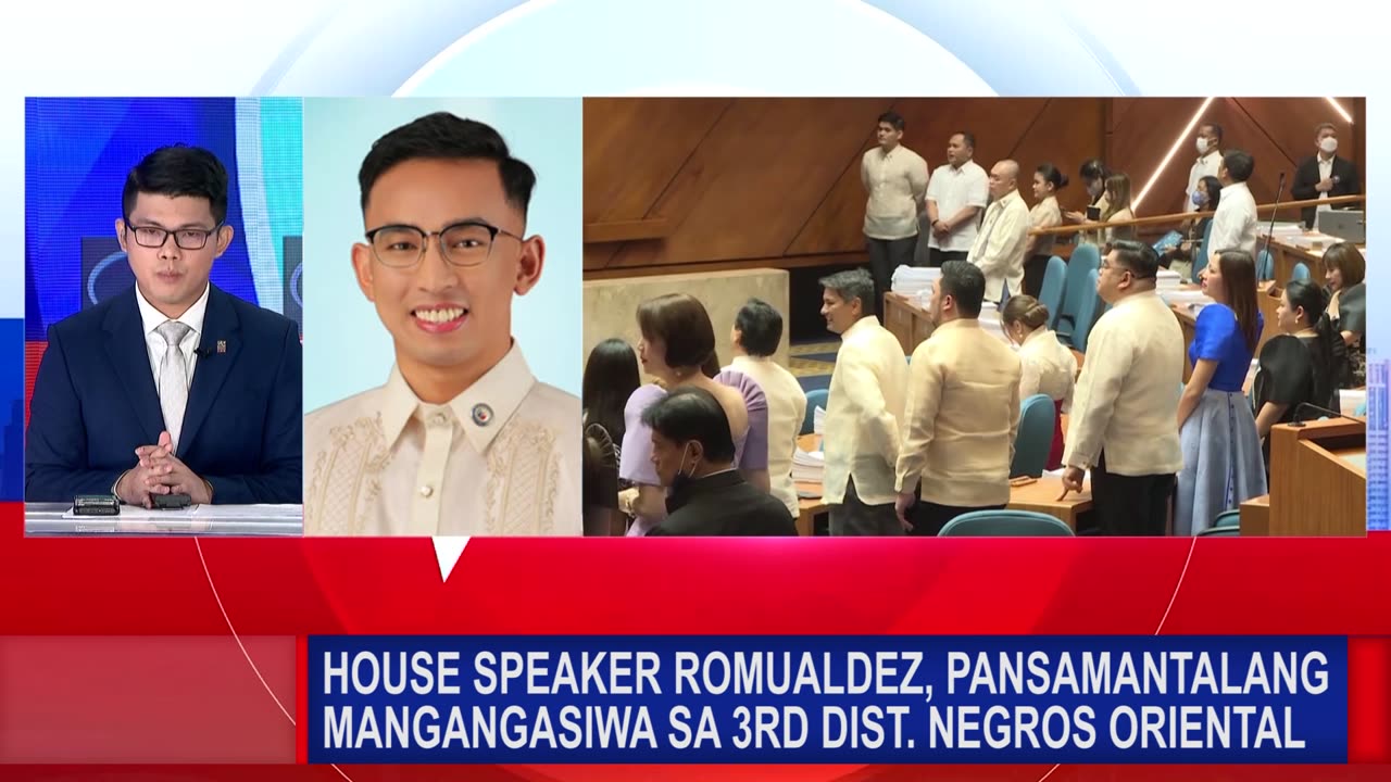 House Speaker Romualdez, pansamantalang mangangasiwa sa 3rd Dist. Negros Oriental