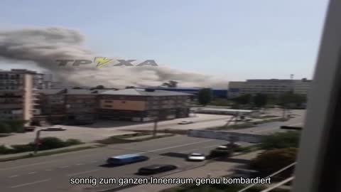 Ukrainische Massenmedien berichten über den Angriff auf den Stützpunkt der Besatzer in Nowaja Kacho