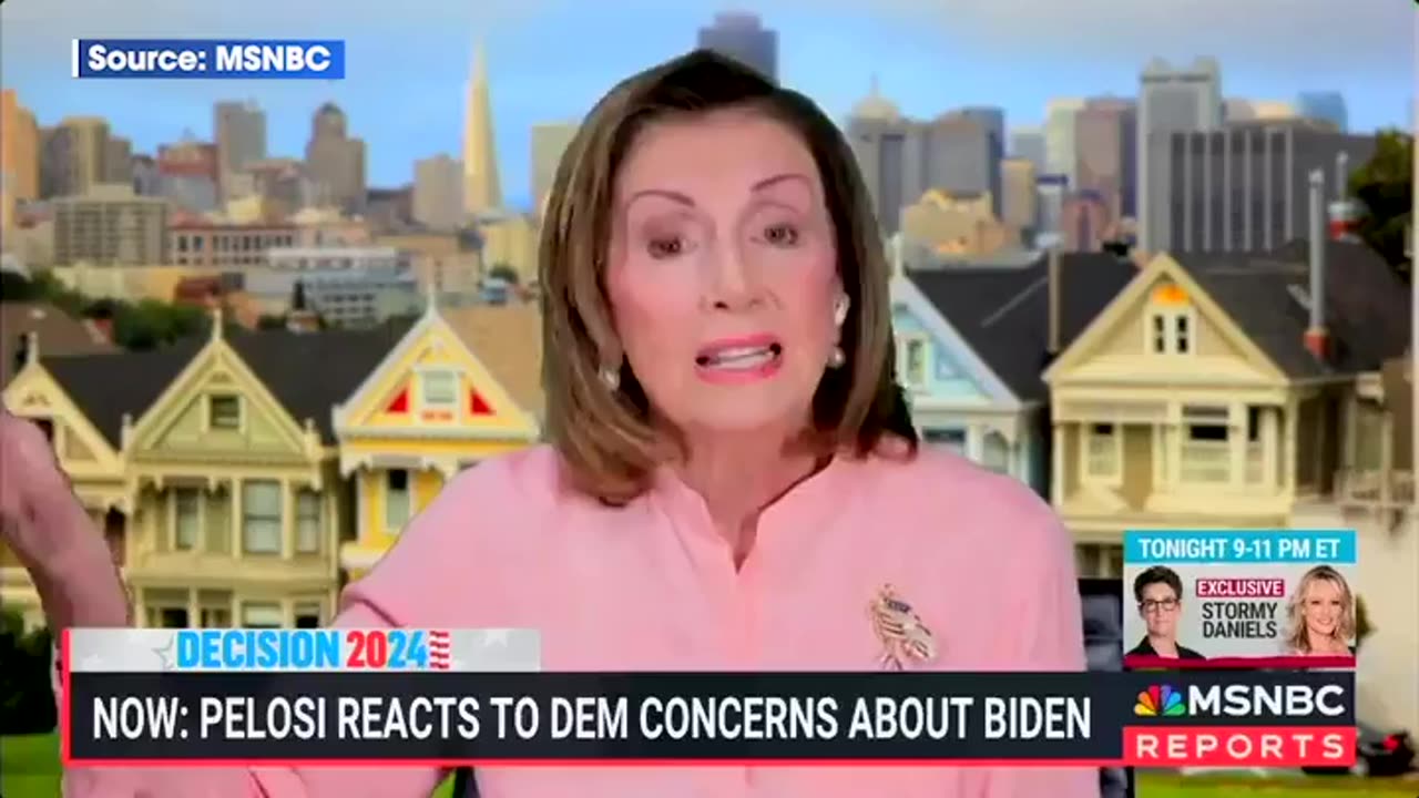 Did Nancy Pelosi just signal a pivot away from her stalwart defense of Joe Biden?