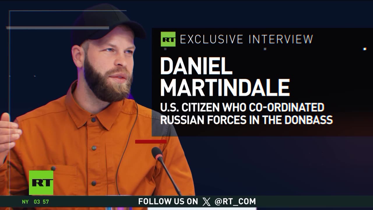 Daniel Martindale: American who worked for Russia in Donbass speaks exclusively to RT