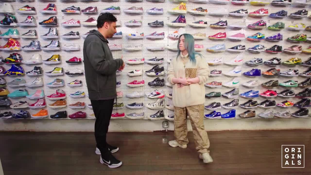 Billie Eilish Sneaker Shopping With Complex