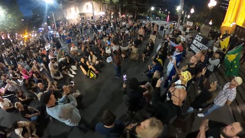 Melbourne Snap Anti Lockdown Protest 12 Feb 2021