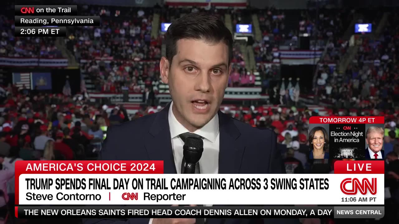 CNN reporter: Trump rally crowd is 'quite thin'