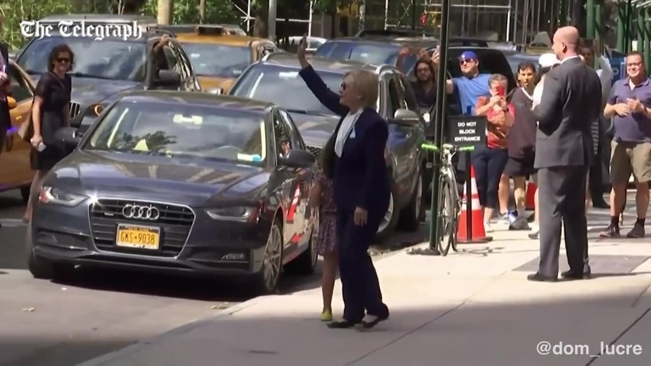 Hillary Clinton 9/11/2016 after her collapse - does she look the same?