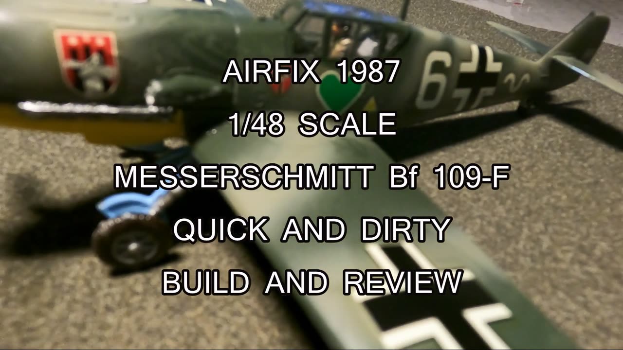 WW2 BADASS! AIRFIX 1:48 Bf109 Quick and Dirty Build and Review