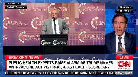 CNN Drags On Medical Correspondent For Two-Minute Rant On Why RFK Jr. Is A 'Concern' As Health Secty