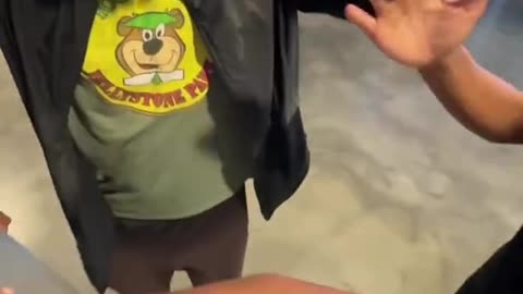 The way he couldn’t even watch😭