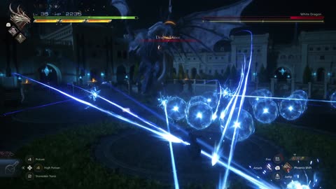 Final Fantasy 16: White Dragon Fight