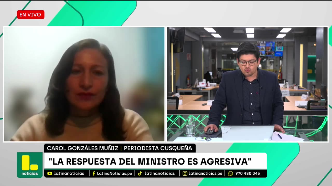 "Fue totalmente agresivo": Periodista se pronuncia tras incidente con ministro de Economía en Cusco