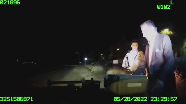 Paul Pelosi's DUI test on dashcam