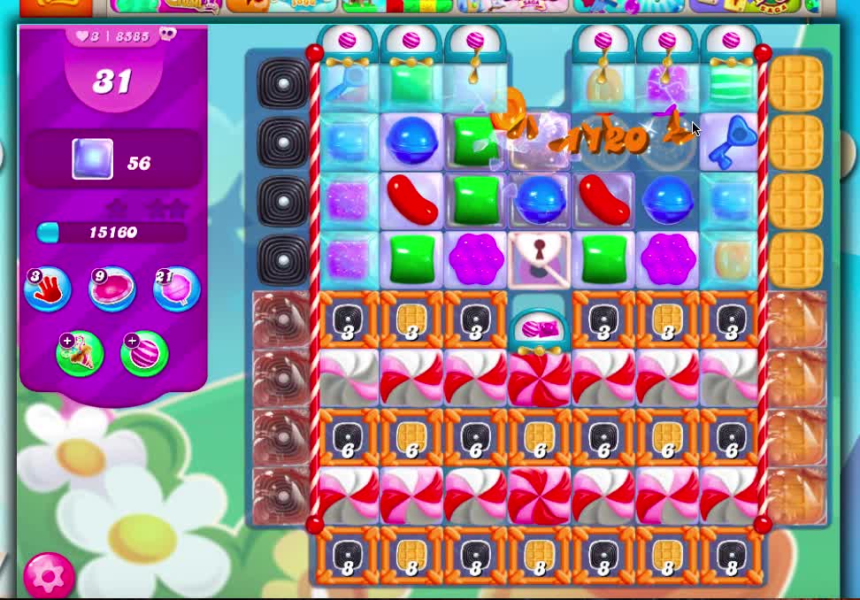Candy Crush Level 8585 released 1/19/21 (No Boosters)