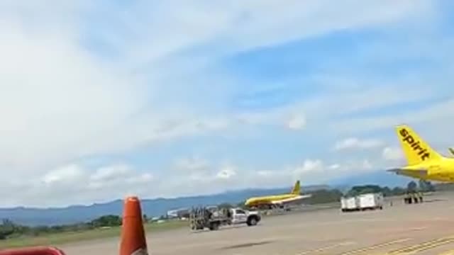 A DHL plane crashes at the San José airport in Costa Rica.