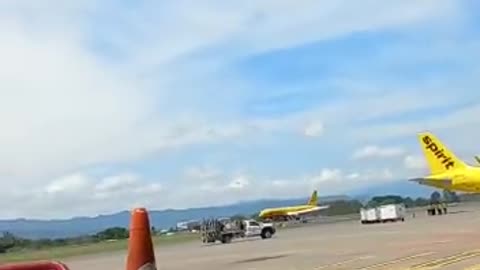 A DHL plane crashes at the San José airport in Costa Rica.