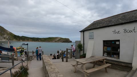Walking at Lolworth cove. GoPro.