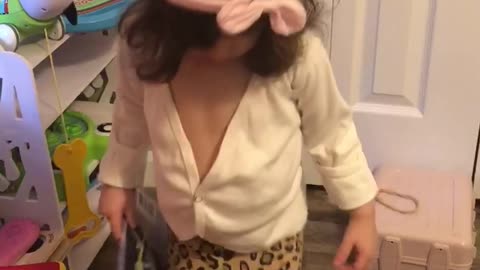 She picked her own outfit