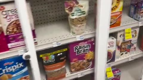 In USA even the cereal is locked up in wall mart stores, USA is gone to the fishes