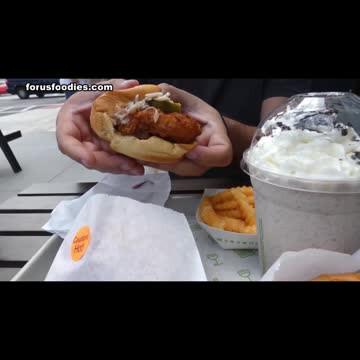 I try the top 3 Sandwiches at Shake Shack Orlando