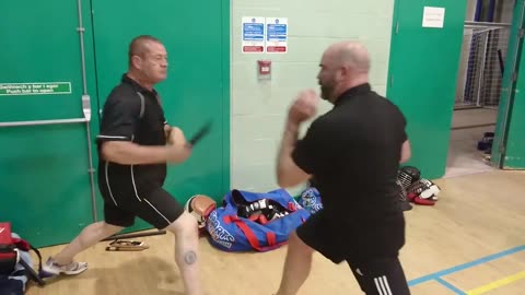 Knife Sparring with Tony and Kerry