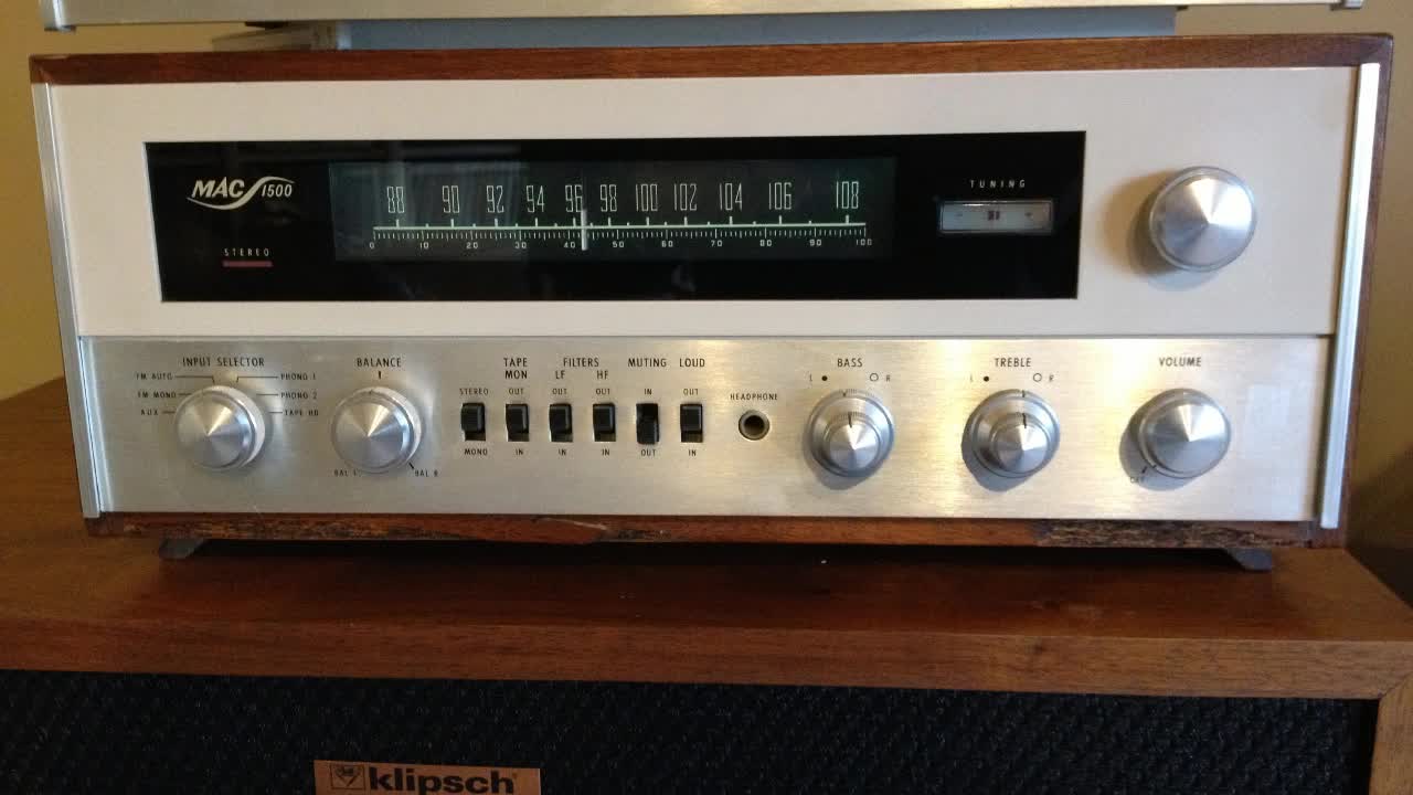 McIntosh 1500 Vacuum Tube Receiver