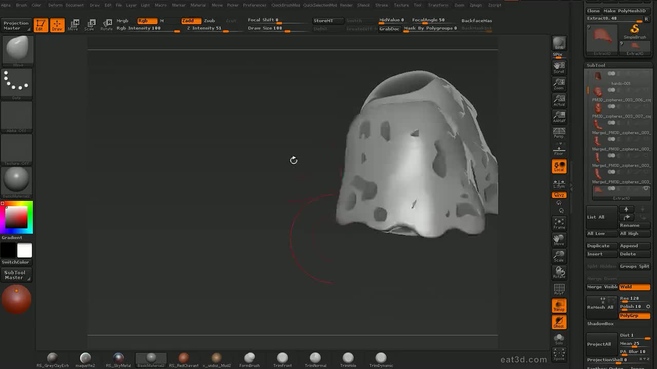 ZBrush. Hard Surface Modeling Technology 1