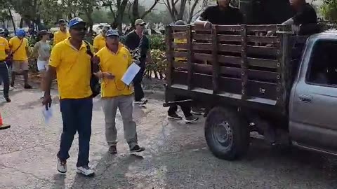 Marcha en el Centro