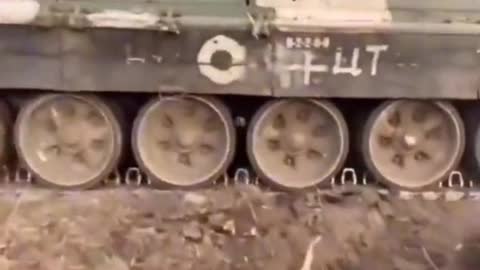 Russian tank Captured by Ukrainian forces