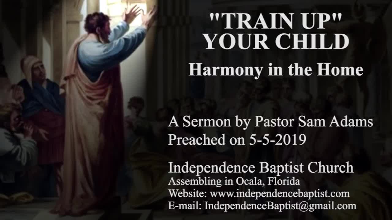 "TRAIN UP" YOUR CHILD: Harmony in the Home