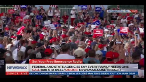 HUGE! Loudest Cheer of the Night "TRUMP WON!" at First Rally of the Year in Wellington, Ohio