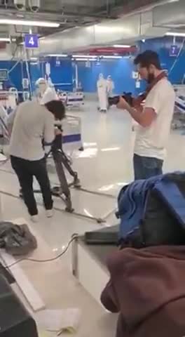 Israeli’s staging fake covid hysteria video