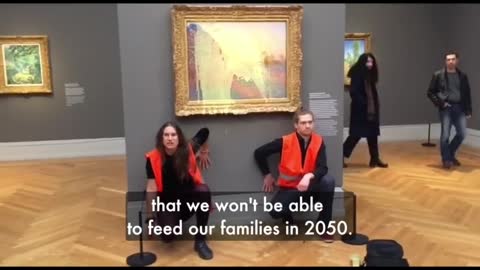 Climate Crazies Throw Food At $110 Million Monet Painting