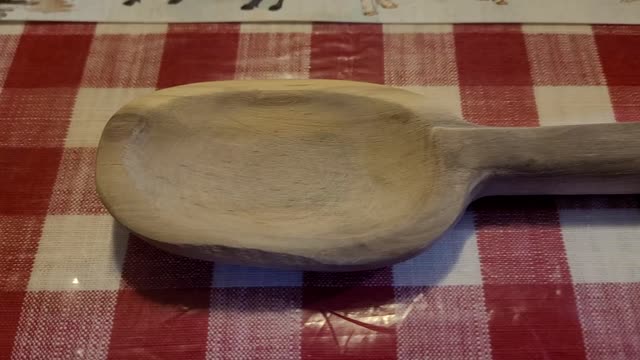 Wooden Spoon Carved Out Today