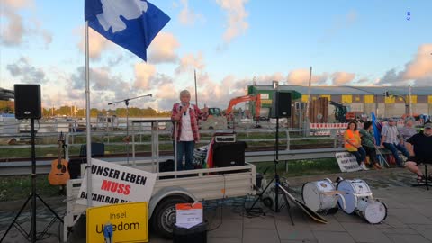 Wolgast - Redebeitrag von Giesela 23-08-2022