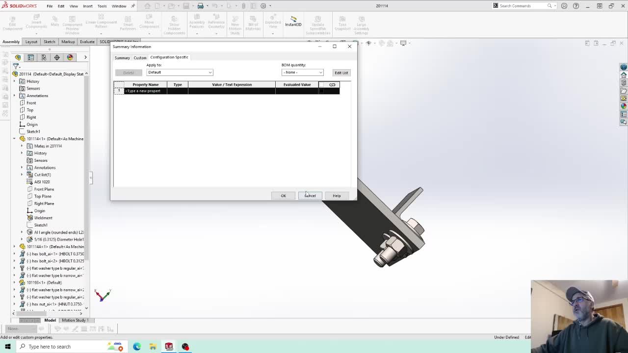 Intro to Using Custom Properties in SolidWorks