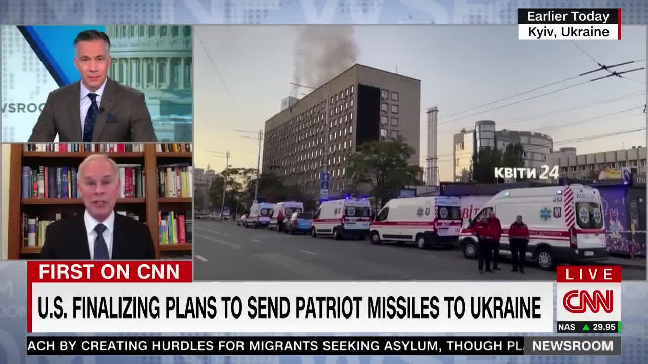 US officials finalizing plans to send Patriot missiles to Ukraine amid Russian bombardment