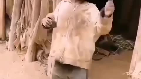 It's so funny, this little kid's video makes you sure to be happy and happy