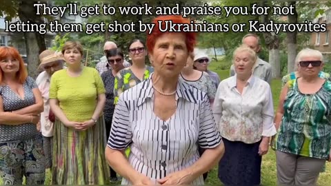 The girls have something to say to Vladimir Vladimirovich Putin