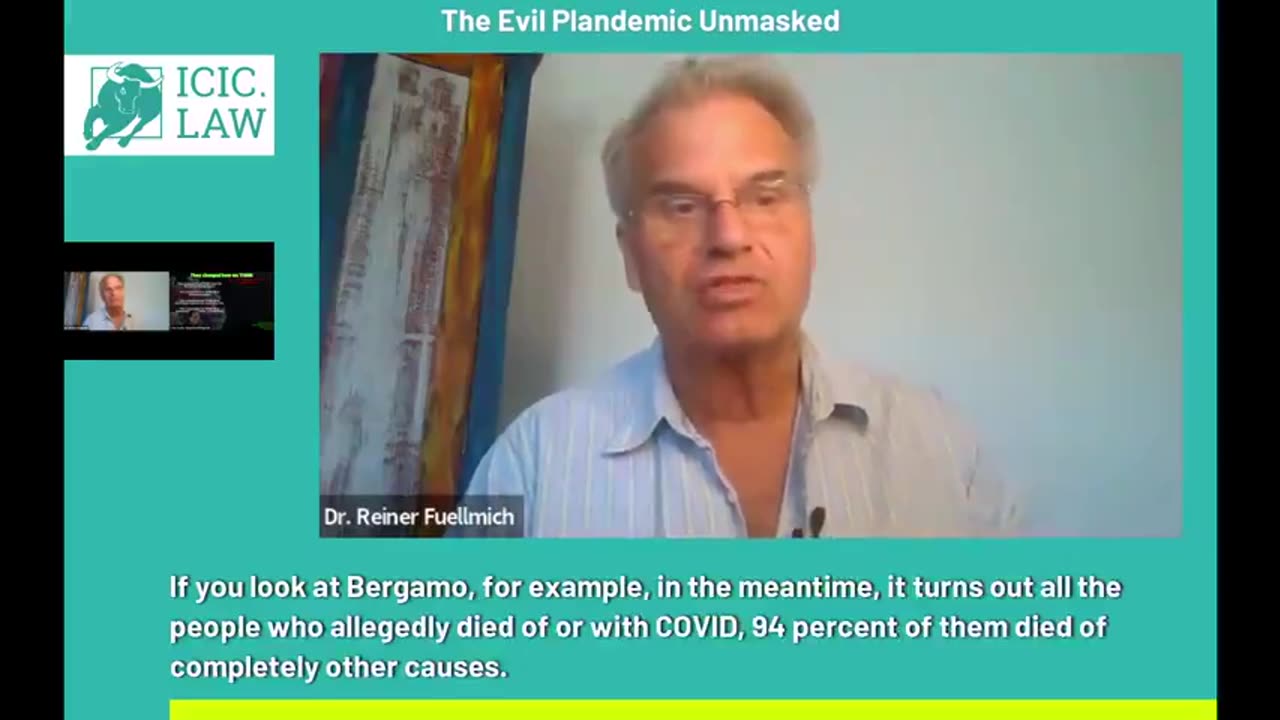 ICIC w/ Reiner Fuellmich & J. Jay Couey, Ph.D. / The Evil Plandemic Unmasked