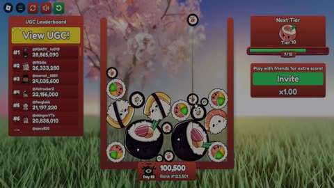 roblox: Sushi merge