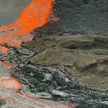 Volcano magma