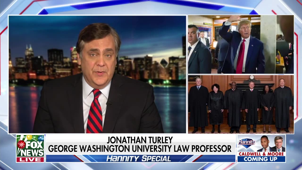 Jonathan Turley: SCOTUS ruled they're not going to treat Trump differently