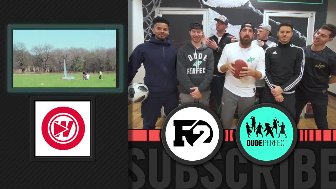 Football vs Soccer Trick Shots | Dude Perfect