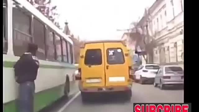 Horror accidents of man with car