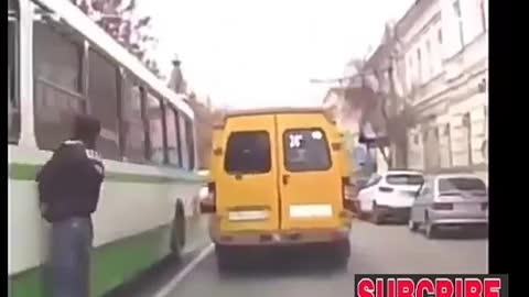 Horror accidents of man with car