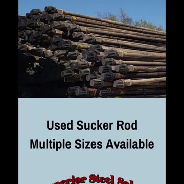 Used Sucker Rod Delivered!