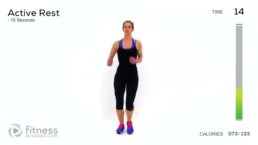 Fat Burning Cardio Workout - 37 Minute Fitness Blender Cardio Workout at Home