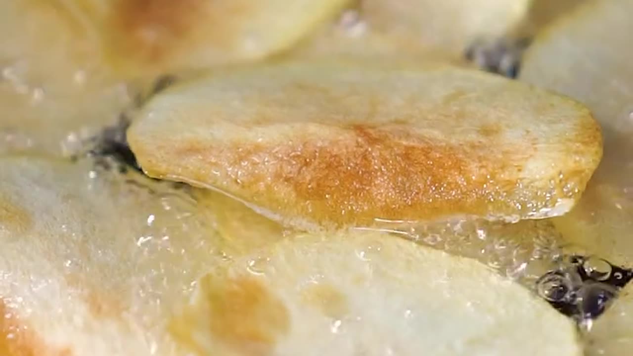 Cheese Potato Chips ASMR
